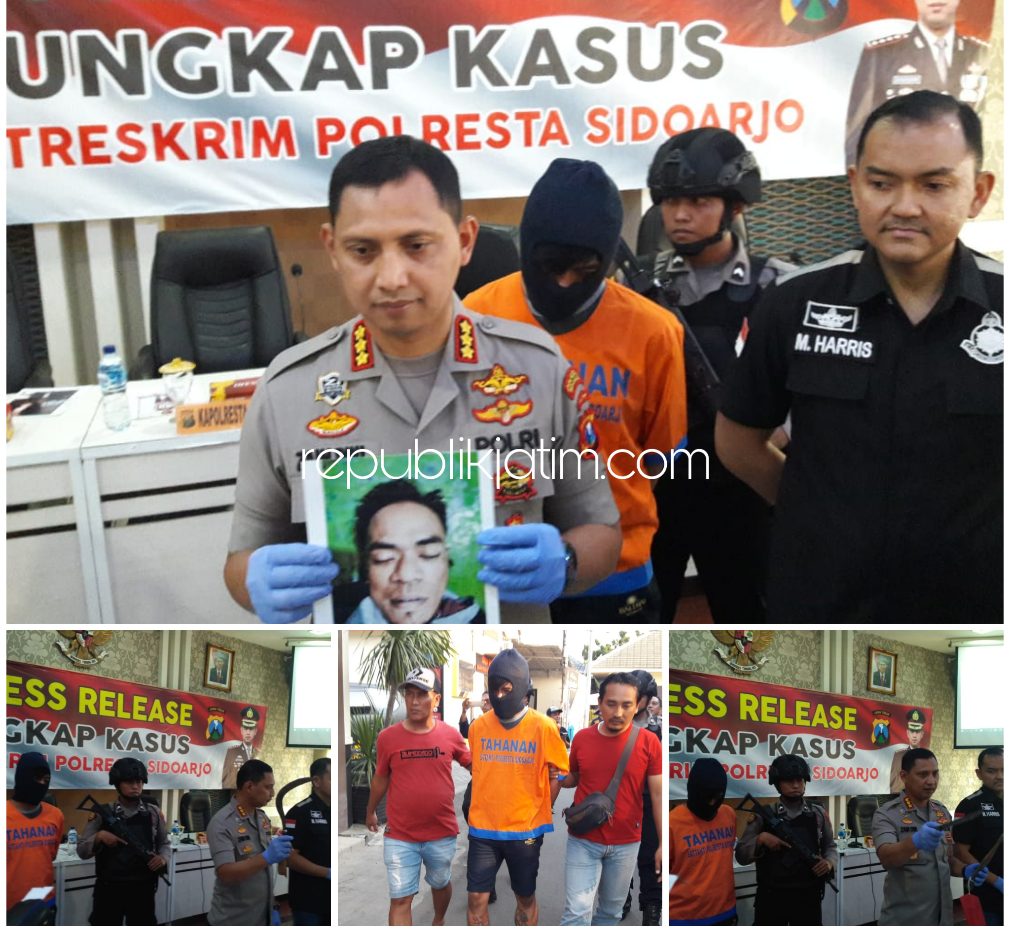 Dua Perampok Spesialis Minimarket di Sidoarjo Diringkus, Satu Tewas Tertembak