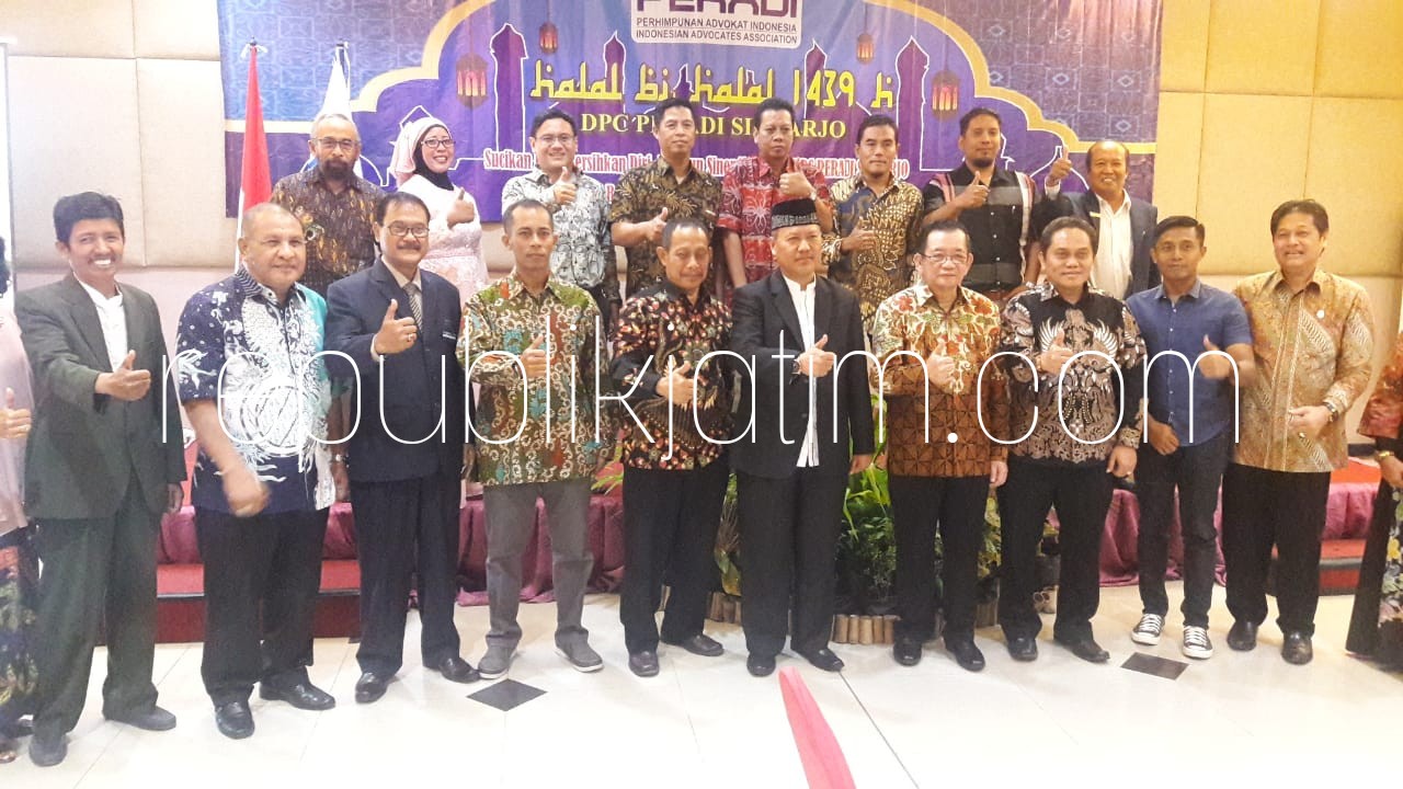 Wabup Minta Peradi Sidoarjo Bekerja Profesional Pakai Nurani