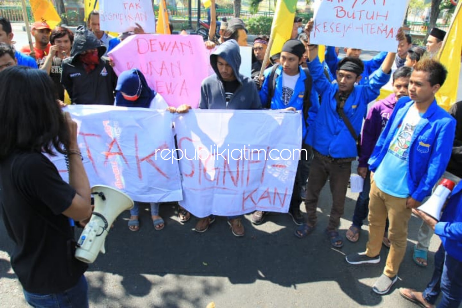 Lagi, PMII Sidoarjo Demo Desak Dewan Evaluasi Kinerja Pemkab Sidoarjo