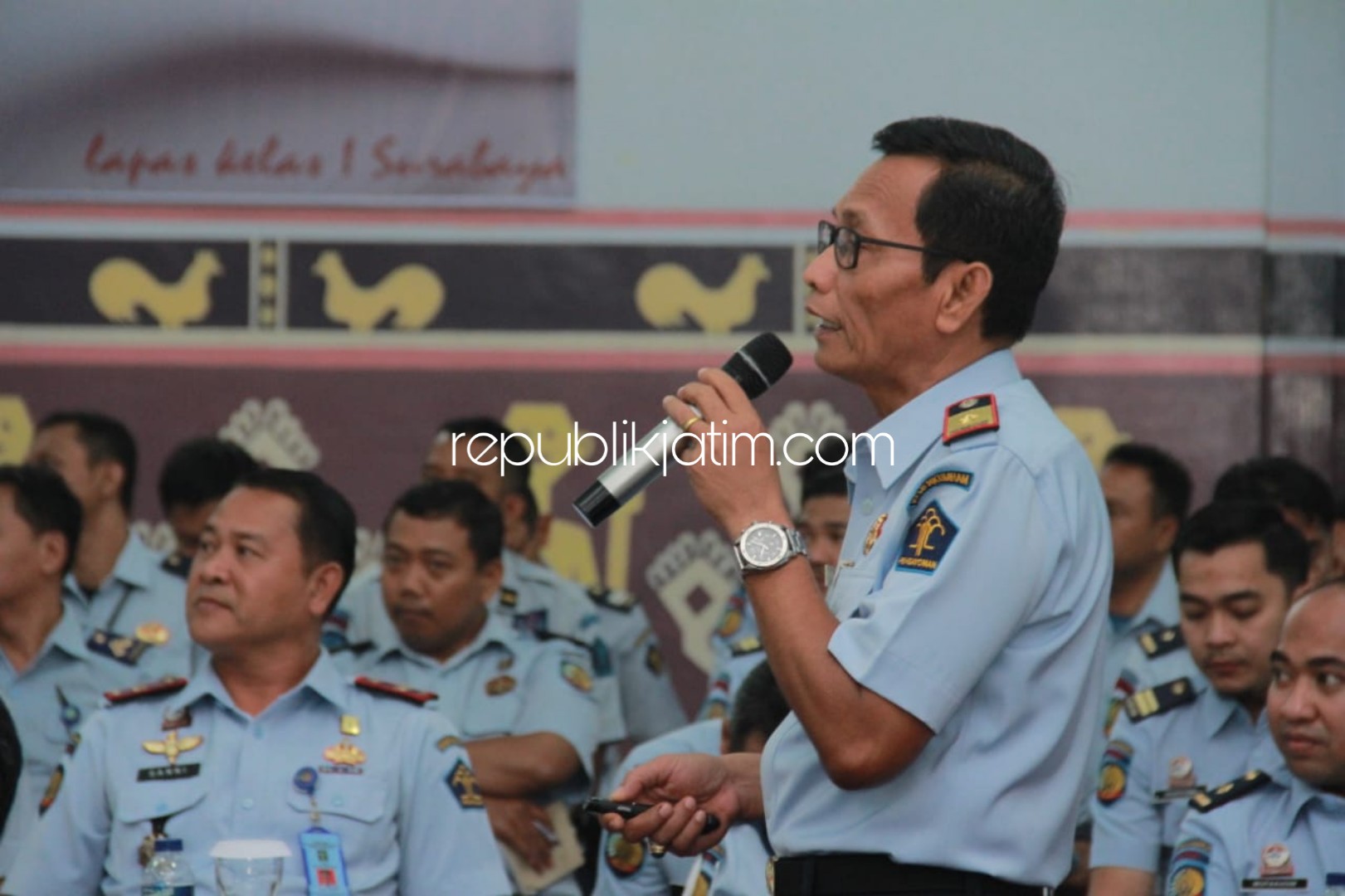 Tim Pokja Lapas Surabaya dan Sidoarjo Presentasi Perkembangan ZI ke Staf Ahli Menkumham