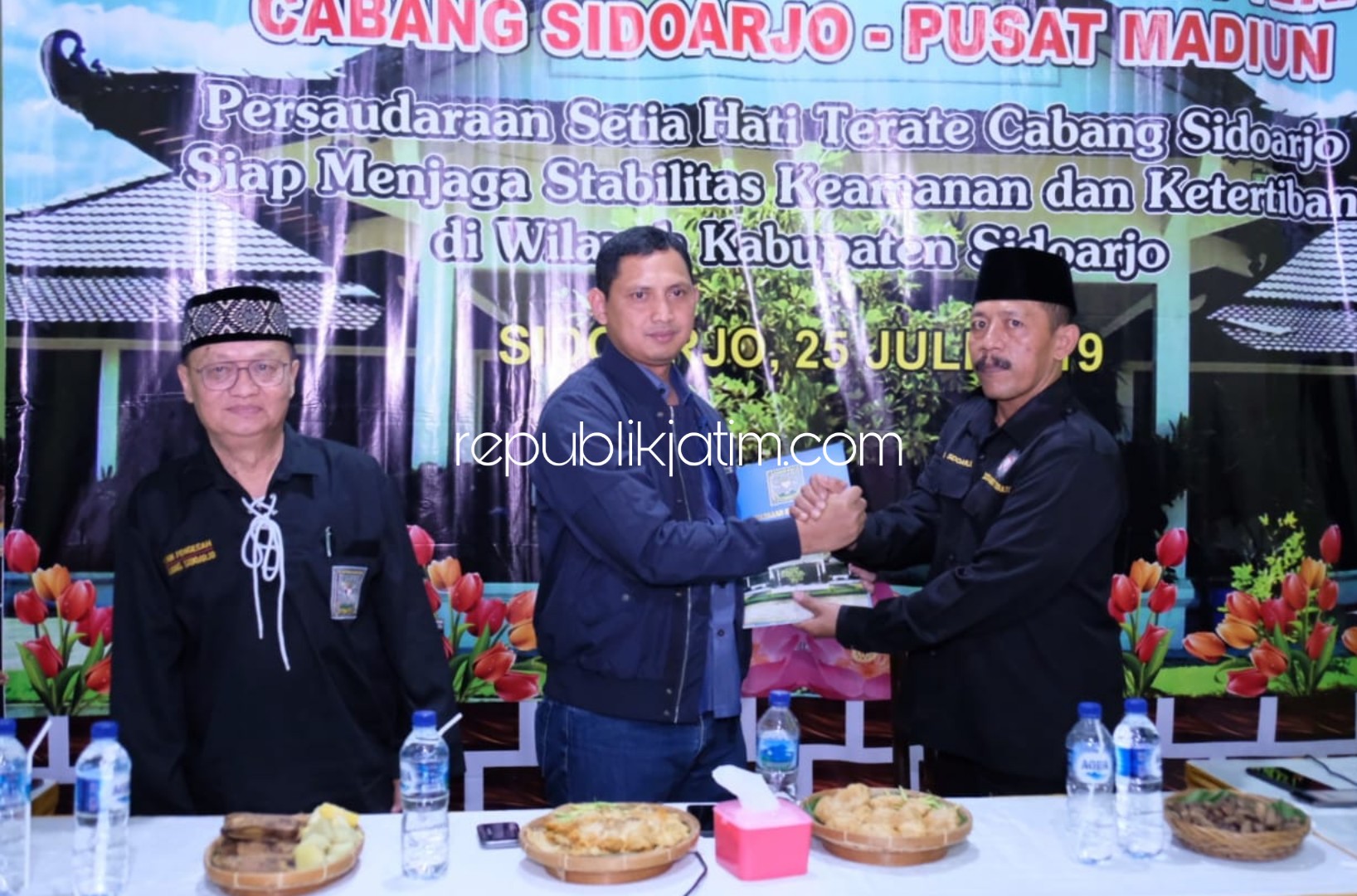 PSHT Sidoarjo Siap Jaga Kondusifitas Kamtibmas Bareng Kapolresta Sidoarjo