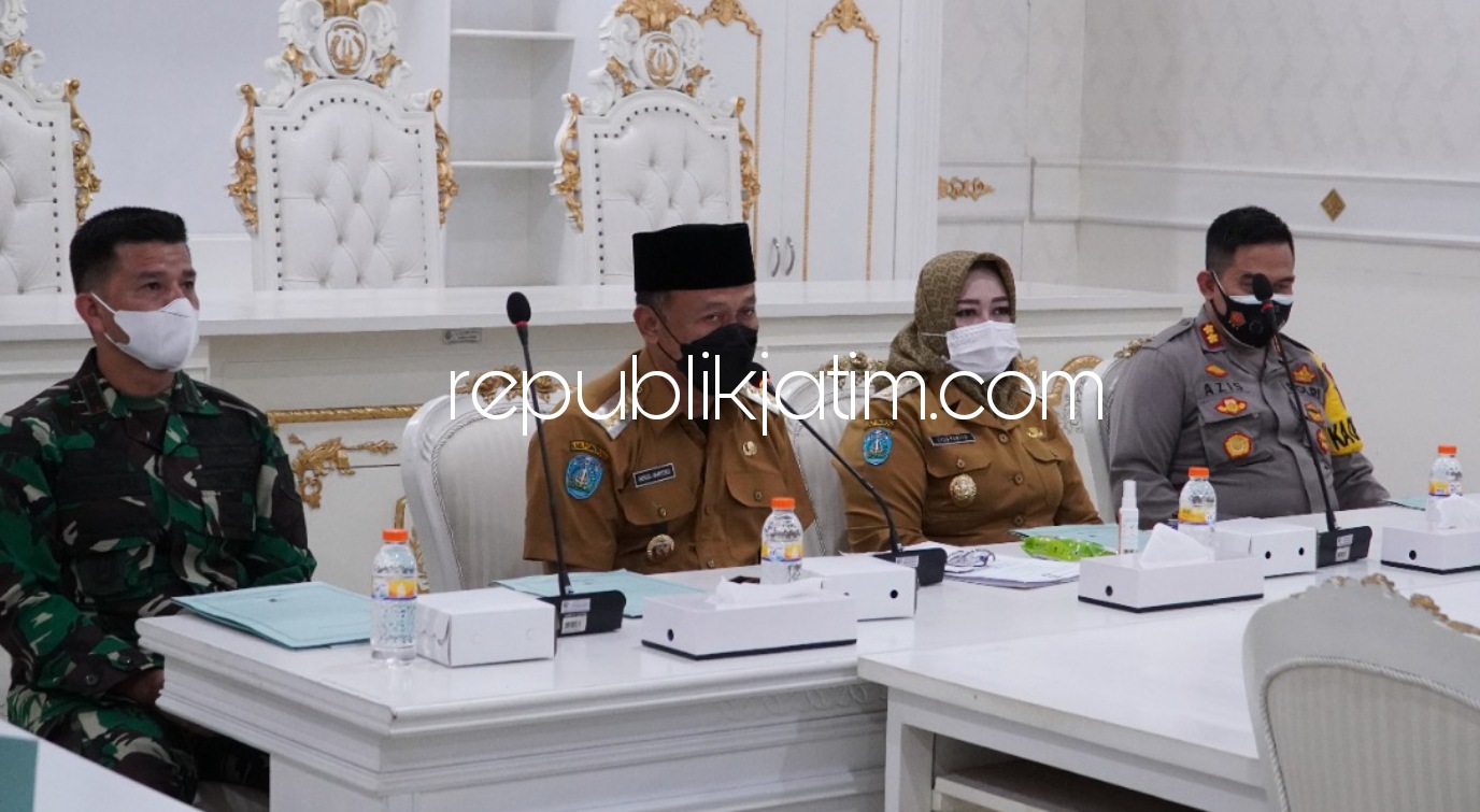 Tekan Penyebaran Covid-19, Bupati dan Forkopimda Ponorogo Terapkan PPKM Level 4 Longgarkan PKL