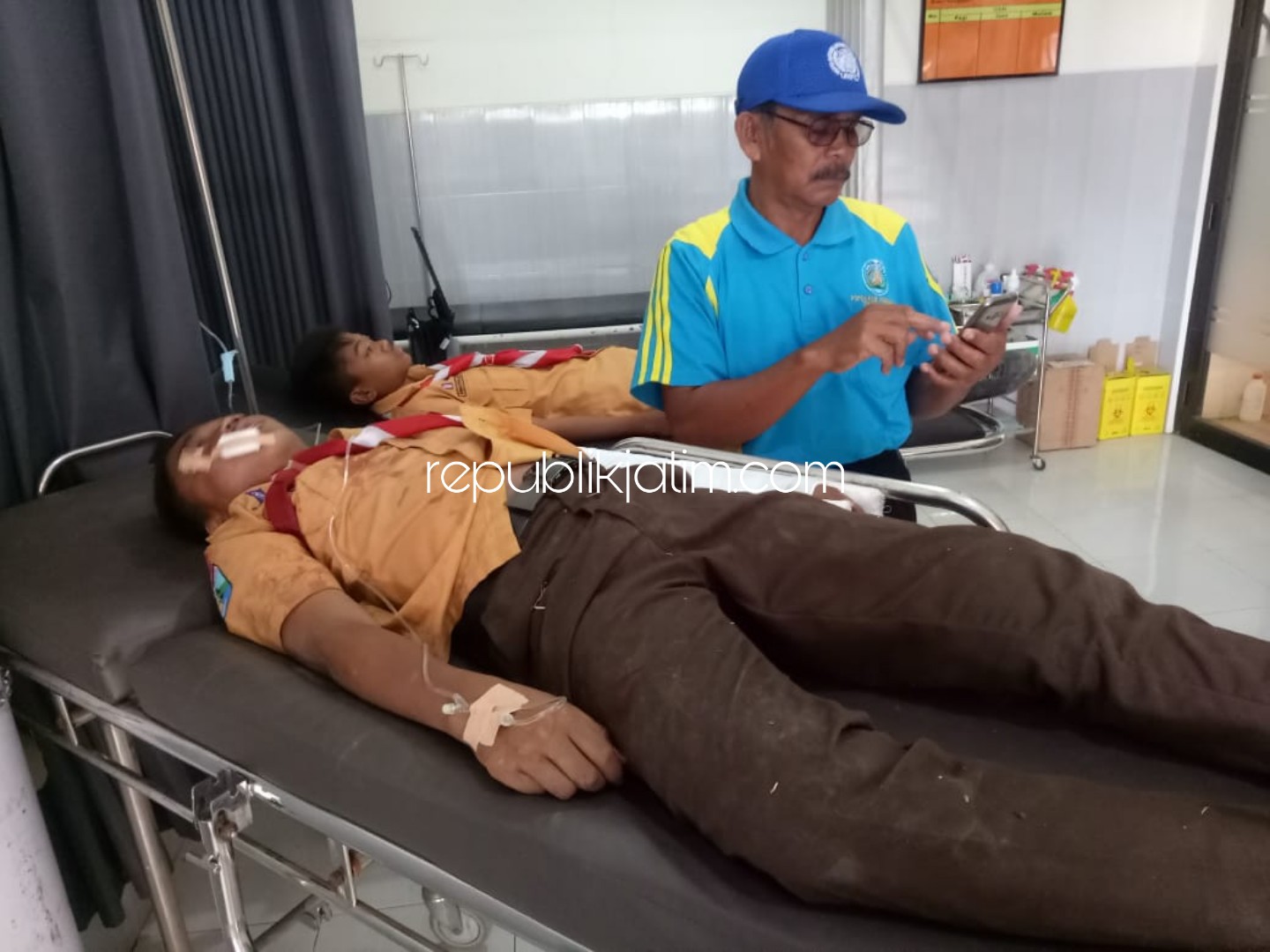 Motor Dua Pelajar SMP Tabrak Tiang Listrik di Jalur Ponorogo - Trenggalek