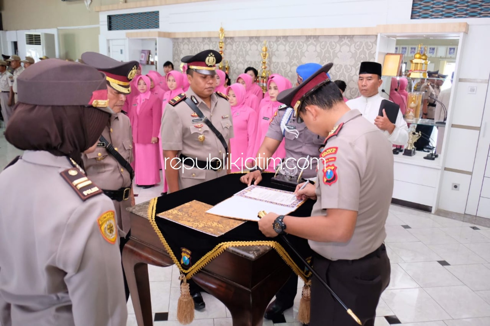 Mantan Kasat Lantas Polres Magetan Jabat Kapolsek Taman