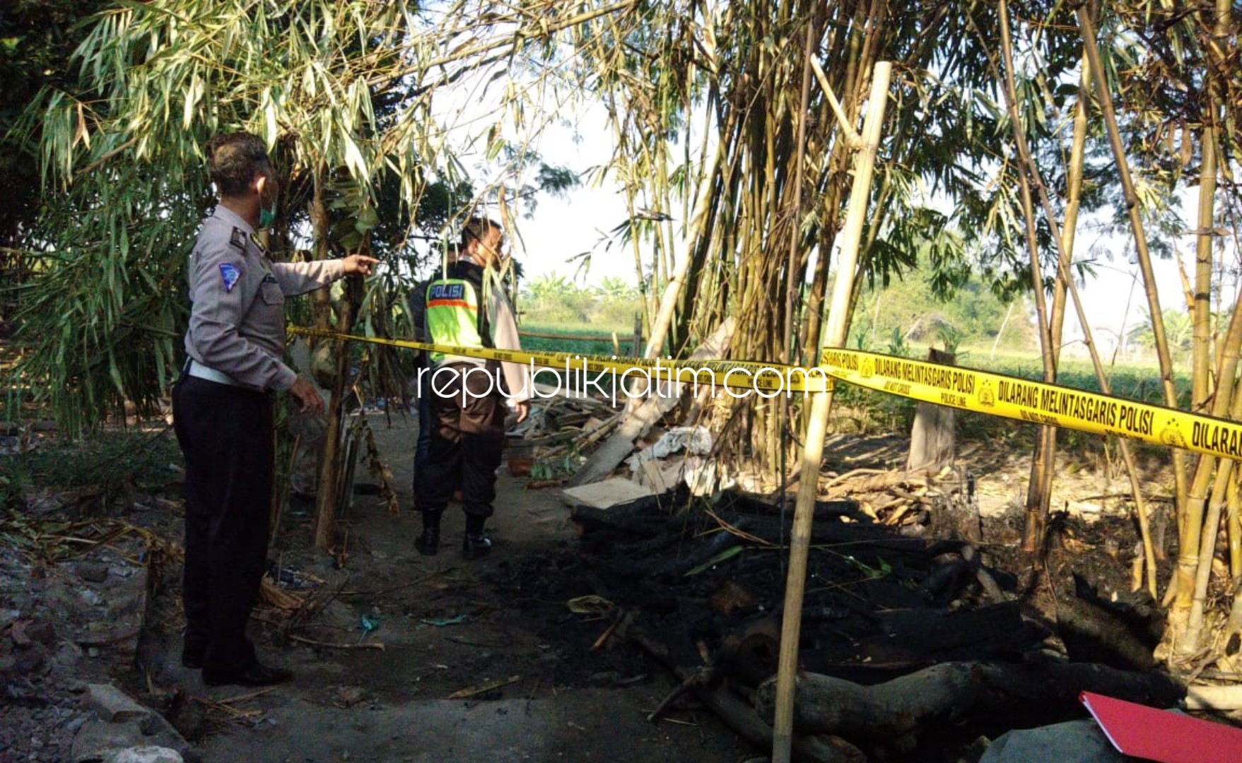 Warga Wonoayu Tewas Terpanggang di Kebun Belakang Rumah