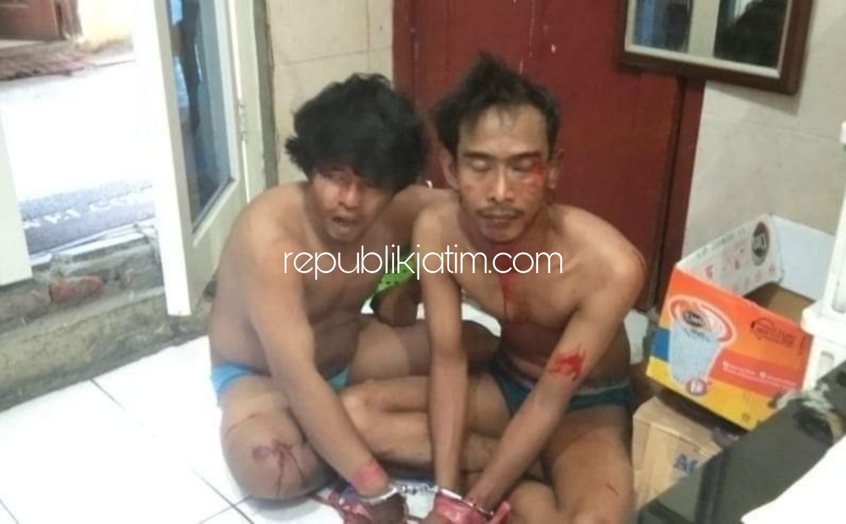 Dua Spesialis Pencurian Motor Asal Sampang Babak Belur Dihajar Warga