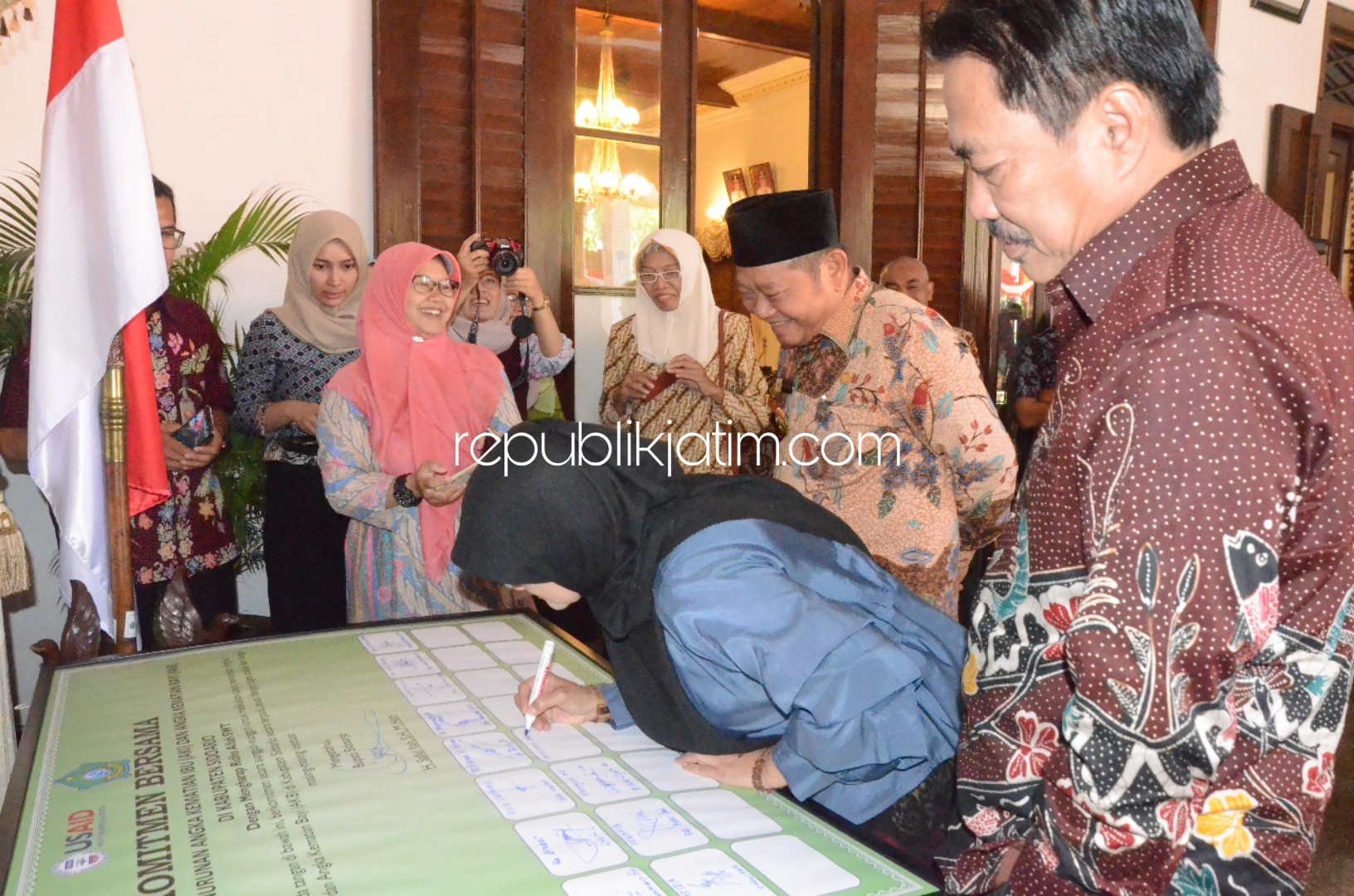 Dinkes dan USAID Kerjasama Tekan Penurunan AKB dan AKI di Sidoarjo