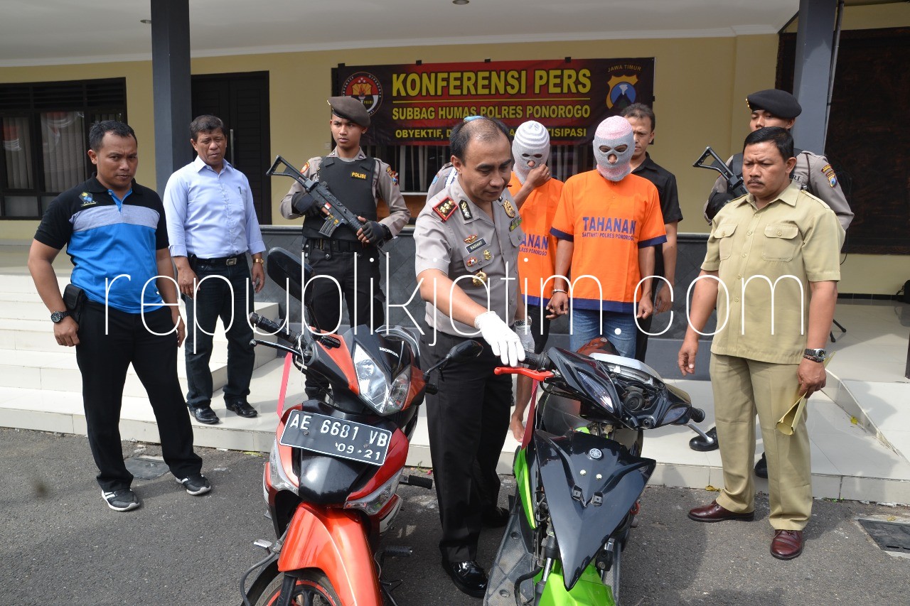 Tergiur Motor Xeon, Antar Kembar Bersaudara asal Ponorogo Masuk Bui