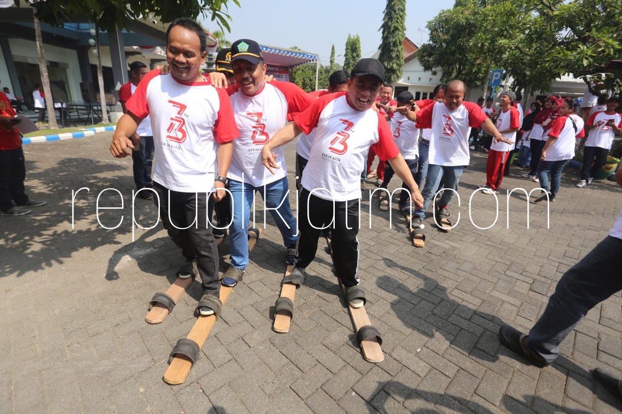 HUT RI ke 73 di DPRD Sidoarjo Diramaikan Berbagai Perlombaan