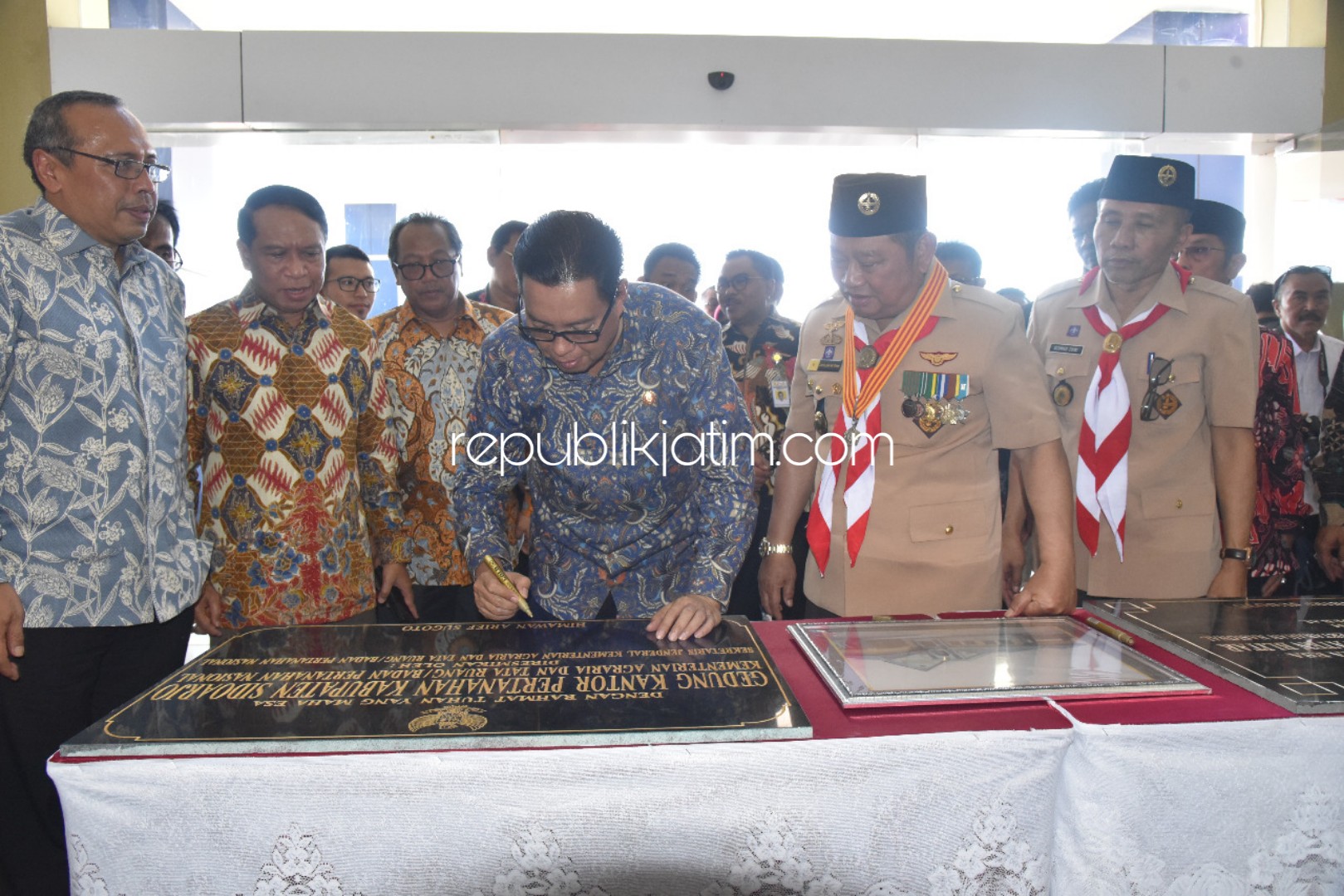 Gedung Baru Diresmikan BPN Sidoarjo Diminta Mampu Beri Layanan Prima