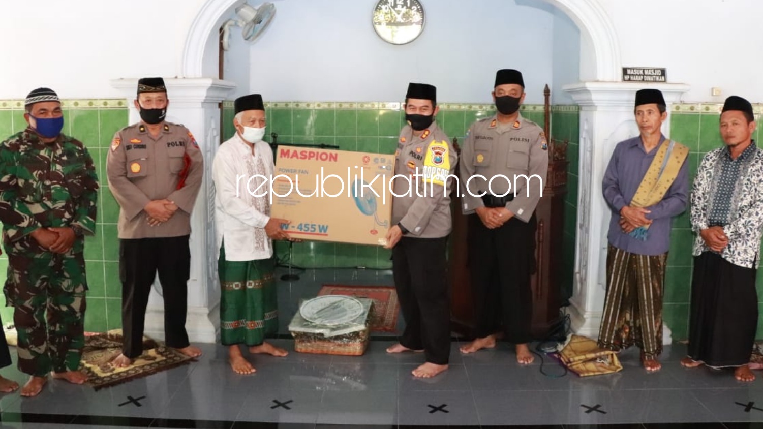 Jelang Pilkada, Kapolres Ponorogo Ajak Jamaah Masjid Patuhi Protokol Kesehatan