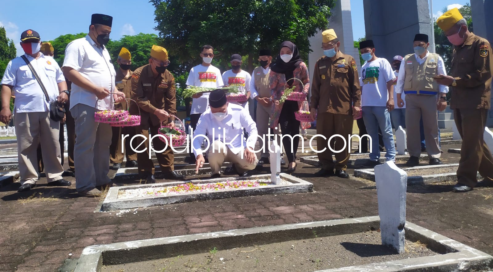 Jelang Kemerdekaan RI, BHS Ziarah TMP Sidoarjo Bakal Selalu Perjuangkan Hak Veteran