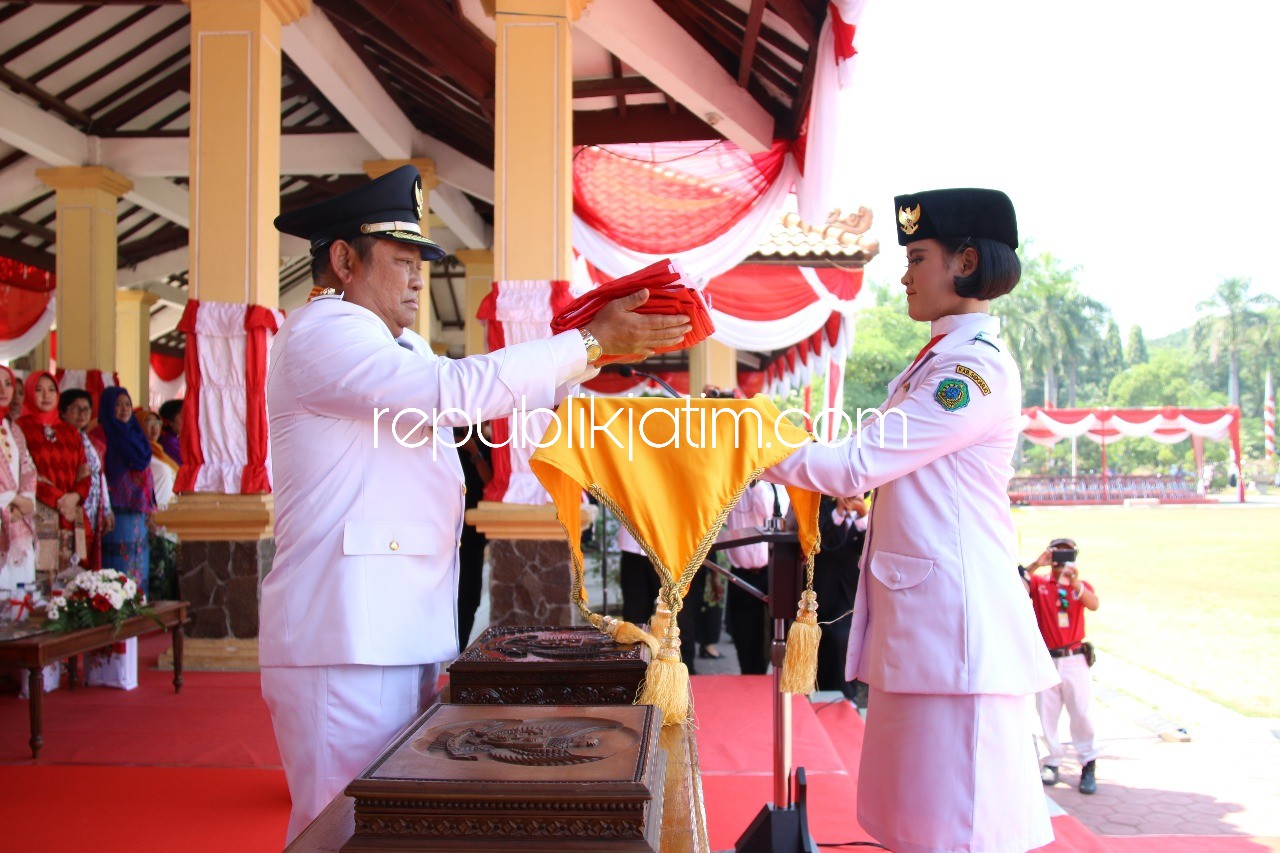 Peringati Kemerdekaan, Bupati Sidoarjo  Serukan Kerja Keras