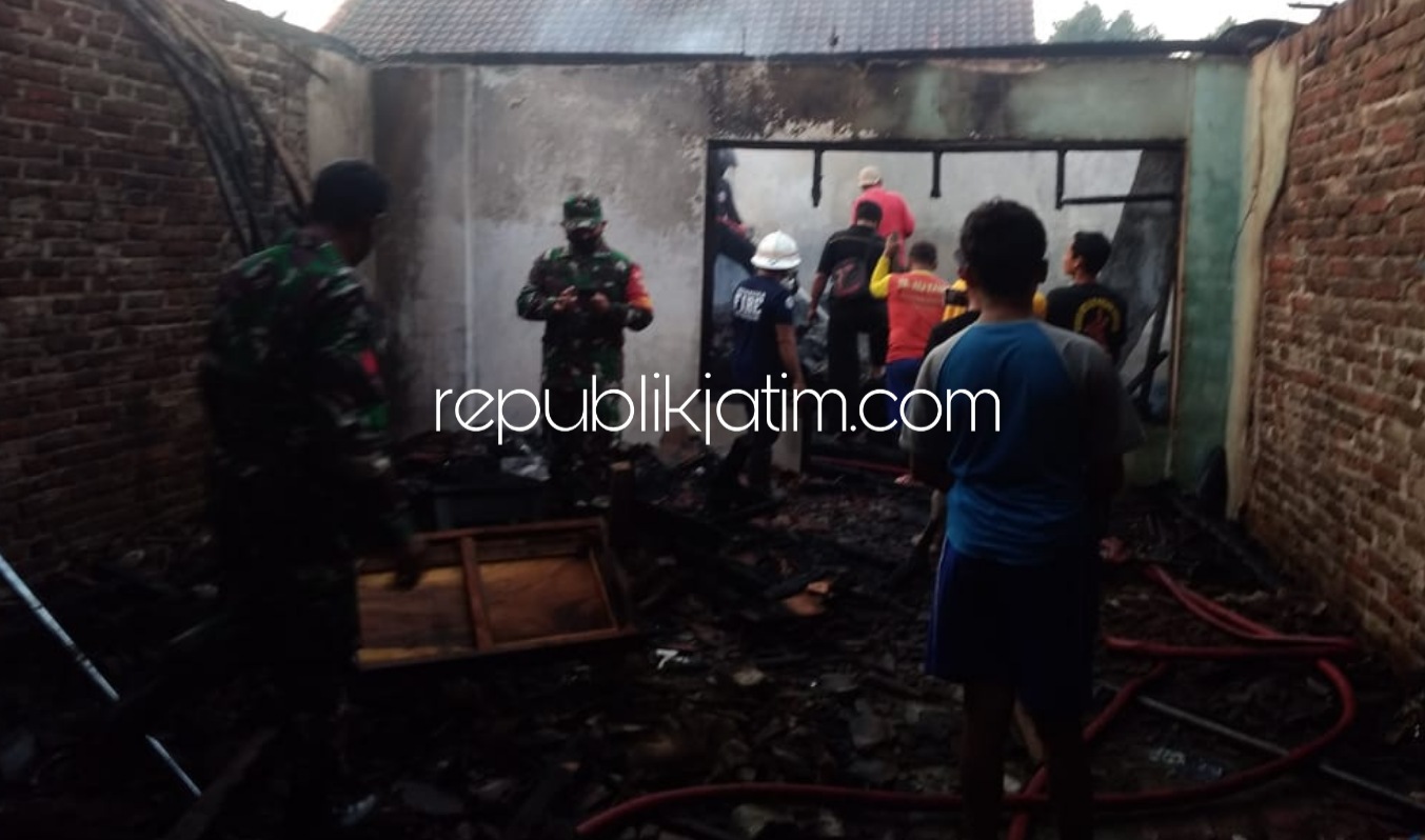 Korsleting Listrik, Dua Rumah Warga Bungkal Ludes Terbakar Kerugian Capai Rp 300 Jutaan