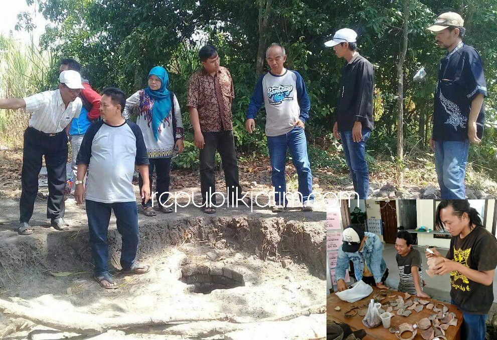 Warga Watesari Sidoarjo Temukan Sumur, Bangunan dan Tembikar Purbalaka