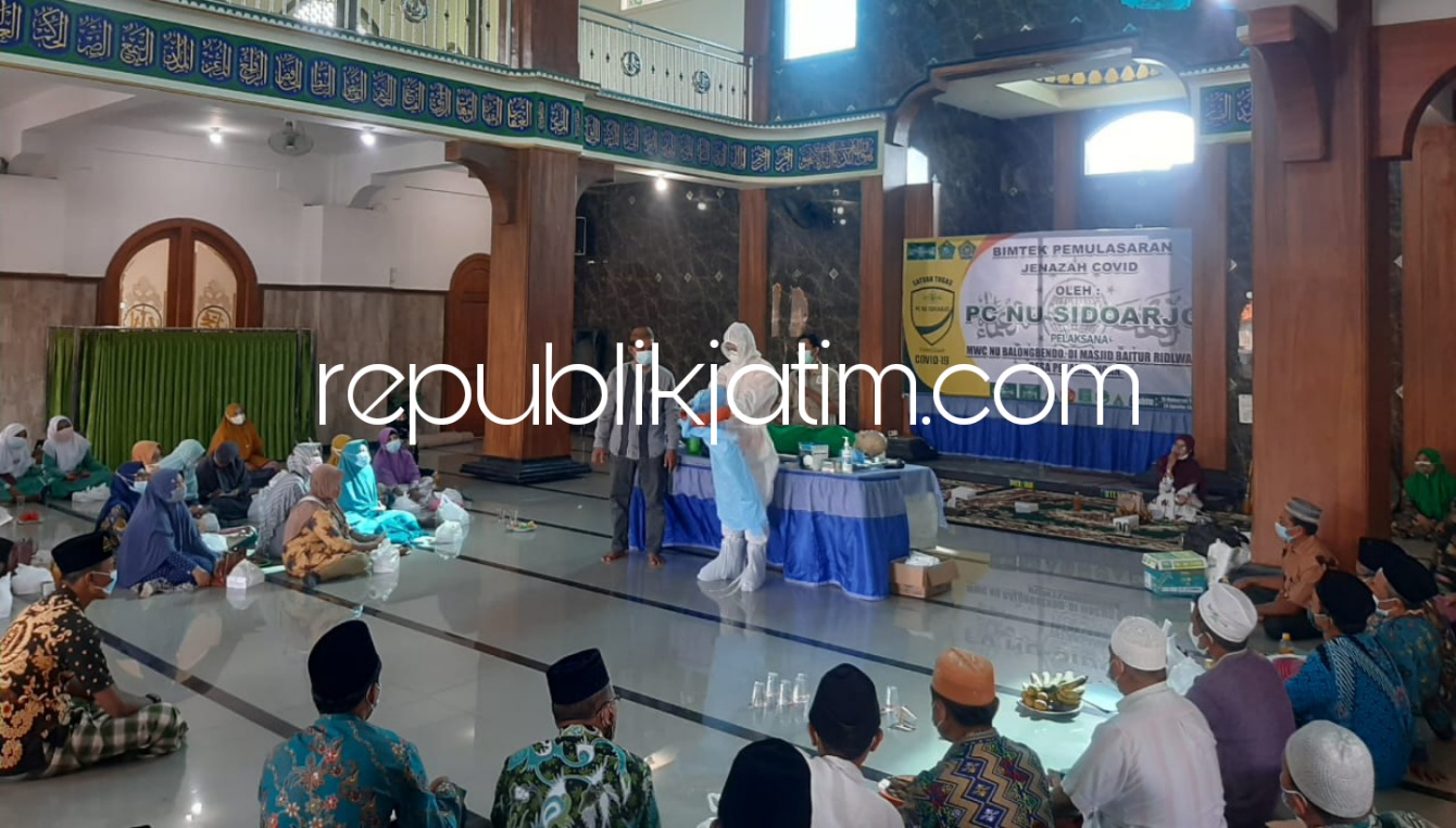 PCNU Sidoarjo Gelar Bimtek Pemulasaran Jenazah Covid-19 Bagi Moden Di Balongbendo