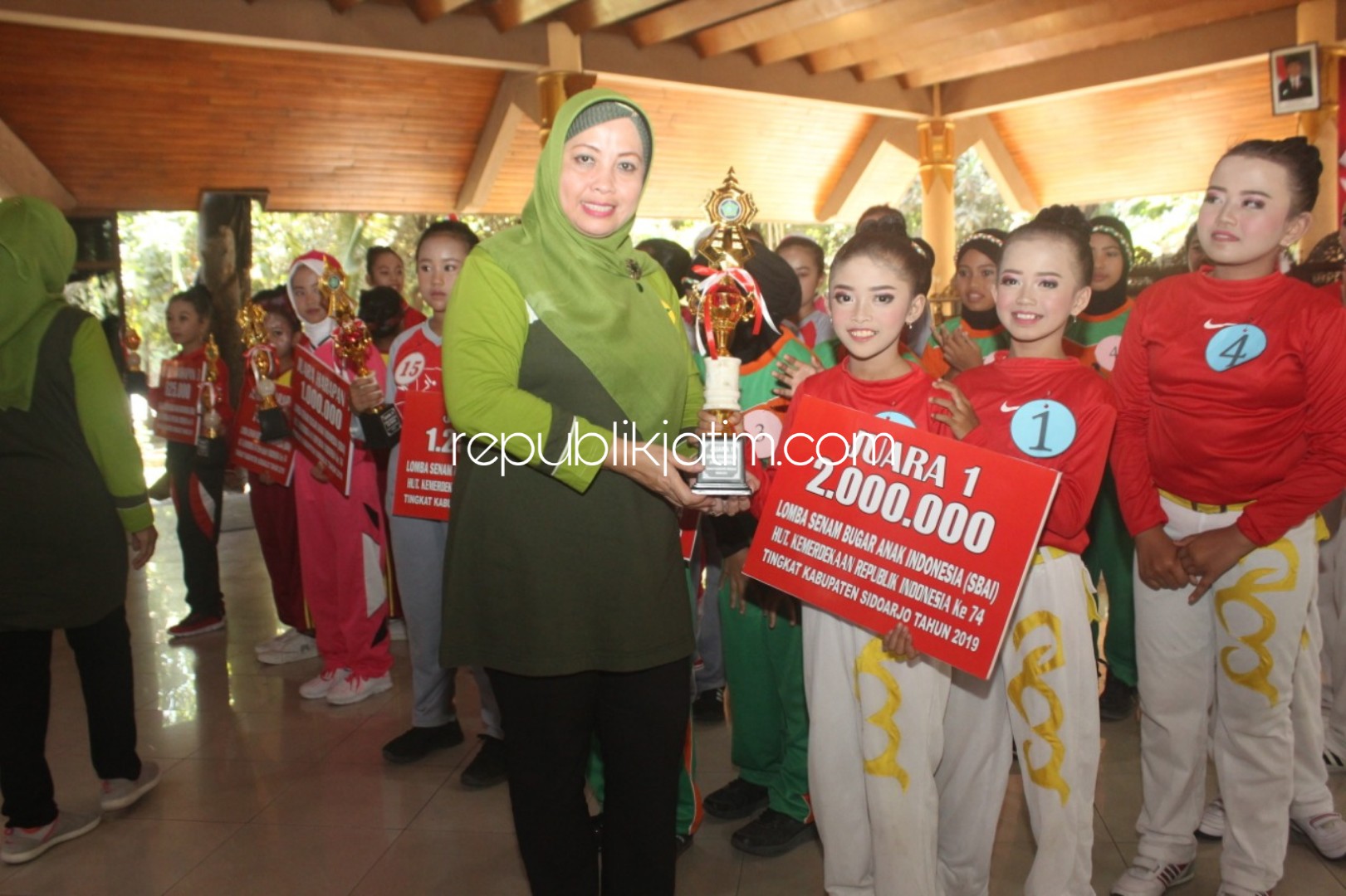 SDN Wunut 1 Porong Juarai Lomba SBAI