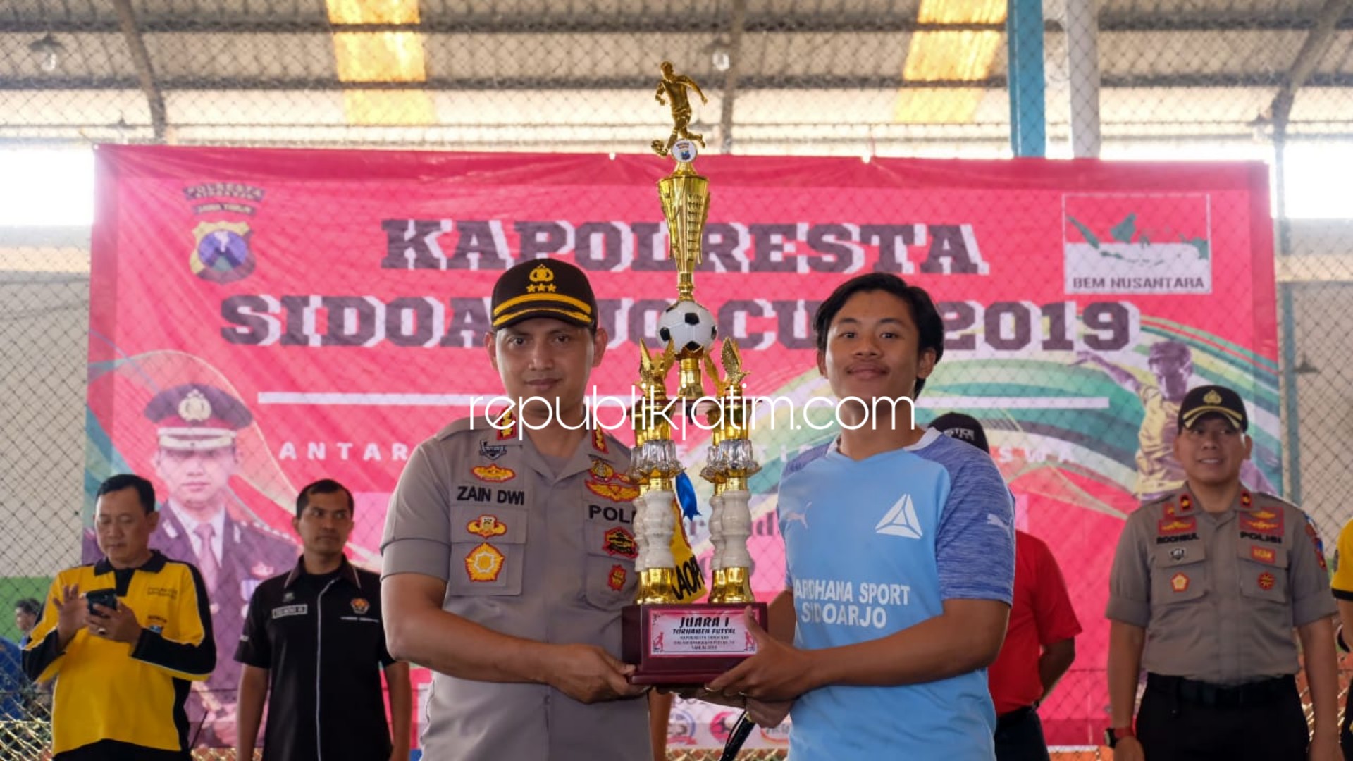 Unesa Juarai Turnamen Futsal Kapolresta Sidoarjo Cup 2019