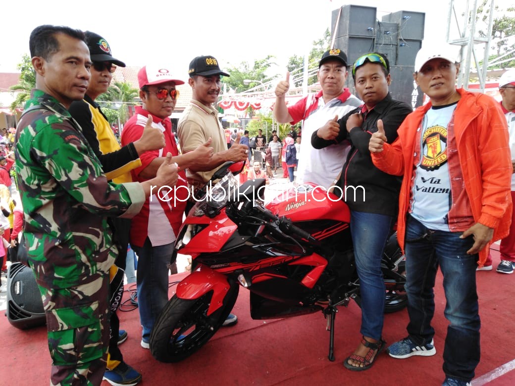 Via Vallen Tak Hadir, Sumbang Grand Price Motor Kawazaki Ninja 