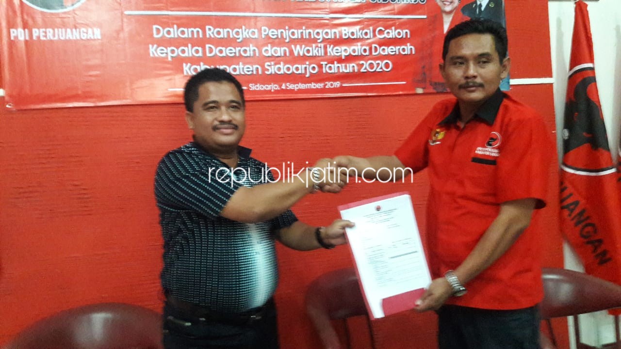 Mantan Caleg PPP, Daftar Bacawabup Lewat PDIP Sidoarjo