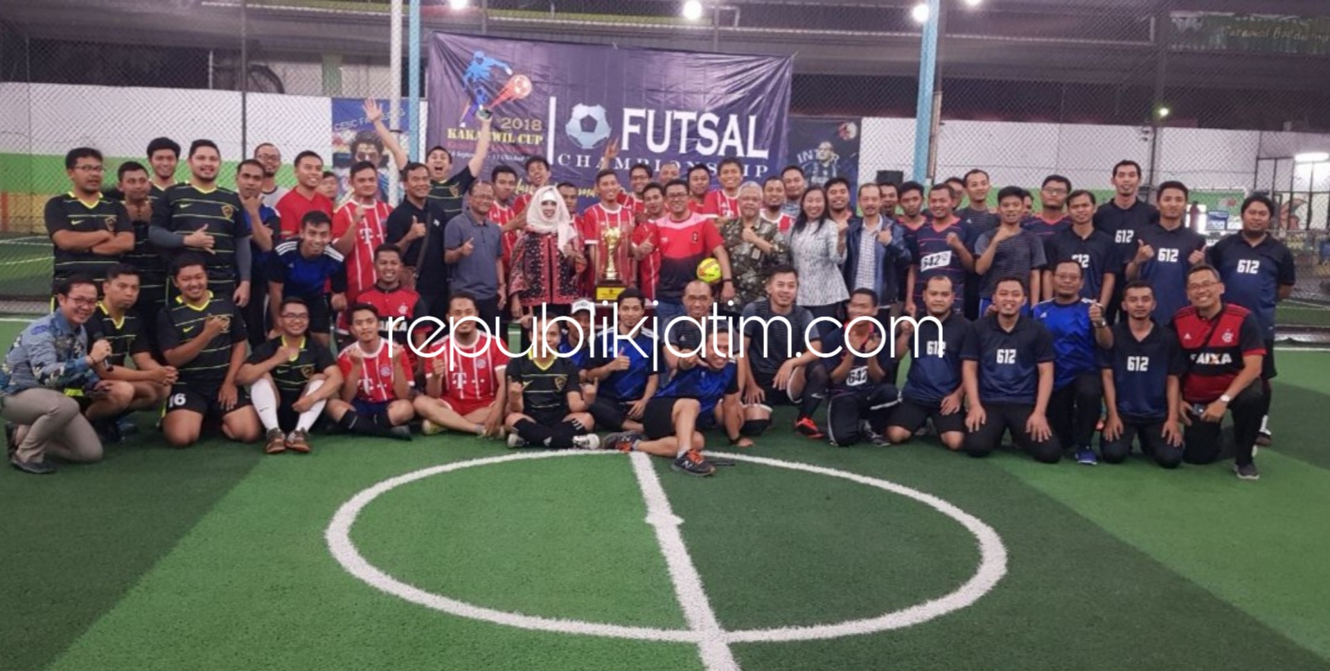 Bangun Kebersamaan, Kanwil DJP Jatim II Gelar Turnamen Futsal