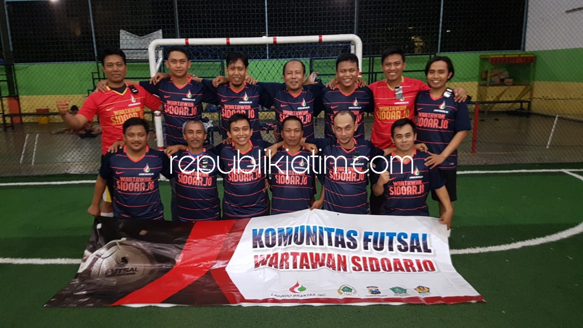 Dipenuhi Dukungan, Wartawan Sidoarjo Optimis Juarai Turnamen Futsal BSI Cup