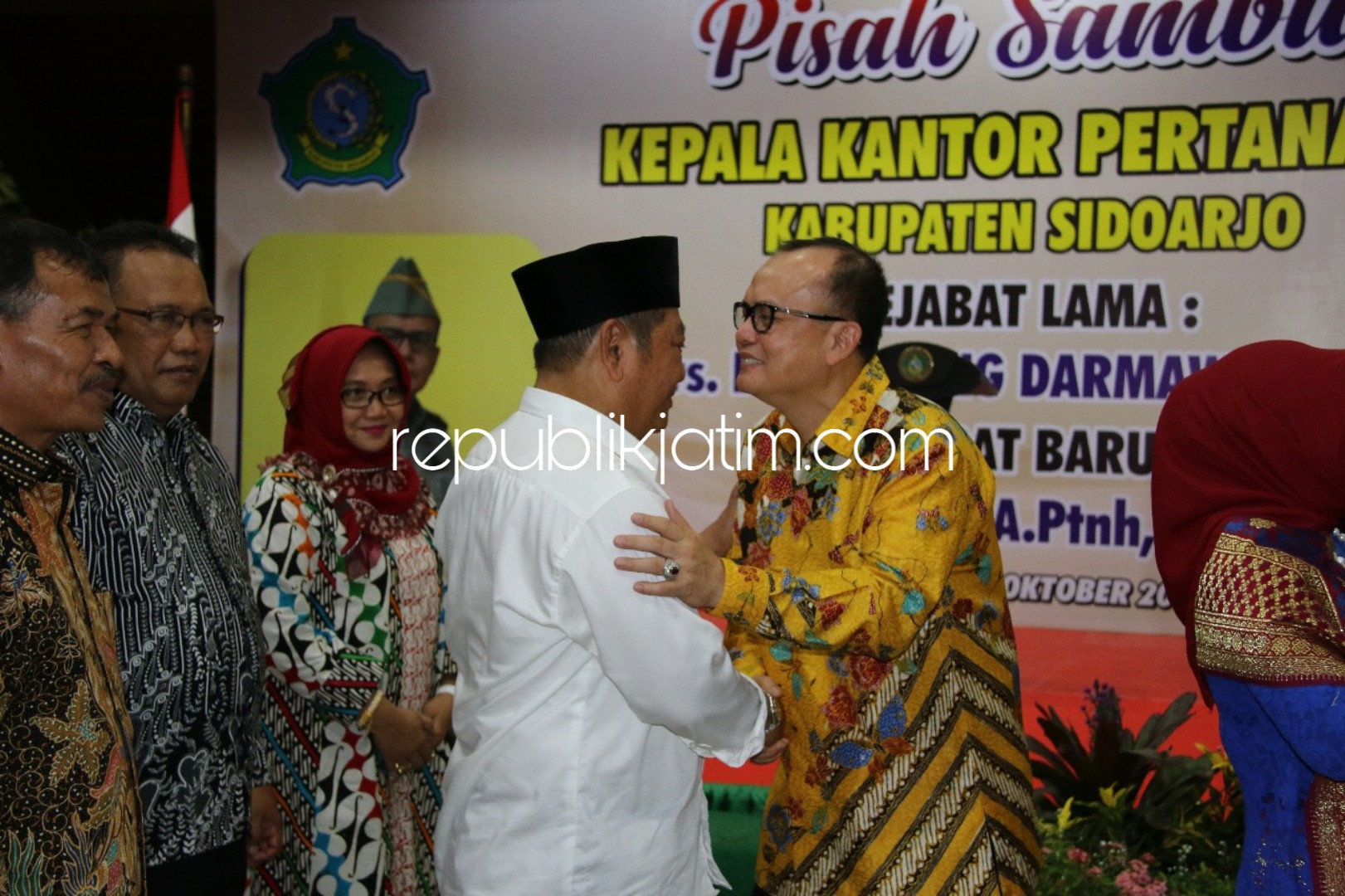 Pisah Sambut Kepala BPN, Bupati Minta Jalin Kerjasama Selesaikan PTSL