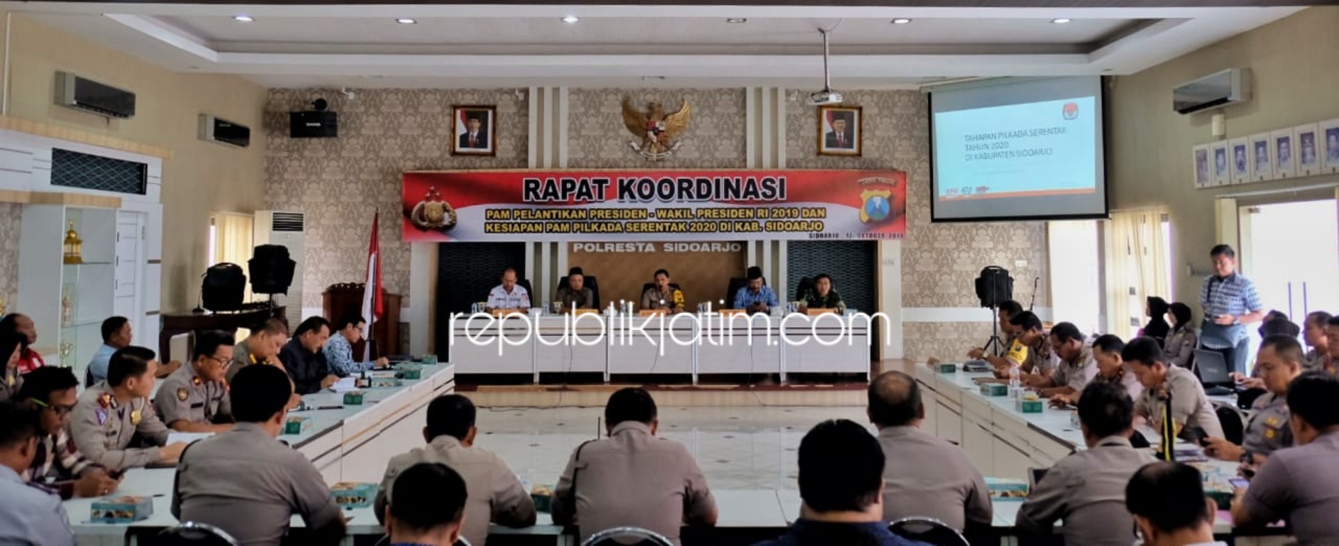 Polresta Sidoarjo Siap Amankan Pelantikan Presiden-Wapres dan Pilkada 2020