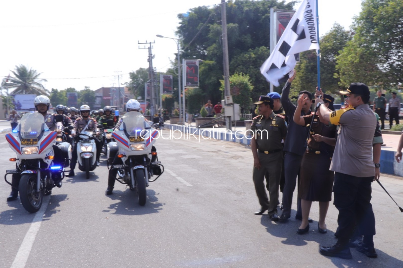 550 Personil Gabungan di Ponorogo Diterjunkan Amankan Pelantikan Presiden