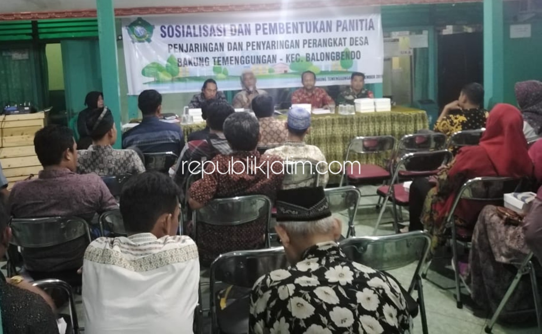 Bakung Temenggungan Balongbendo Siapkan Pansel Perangkat Desa