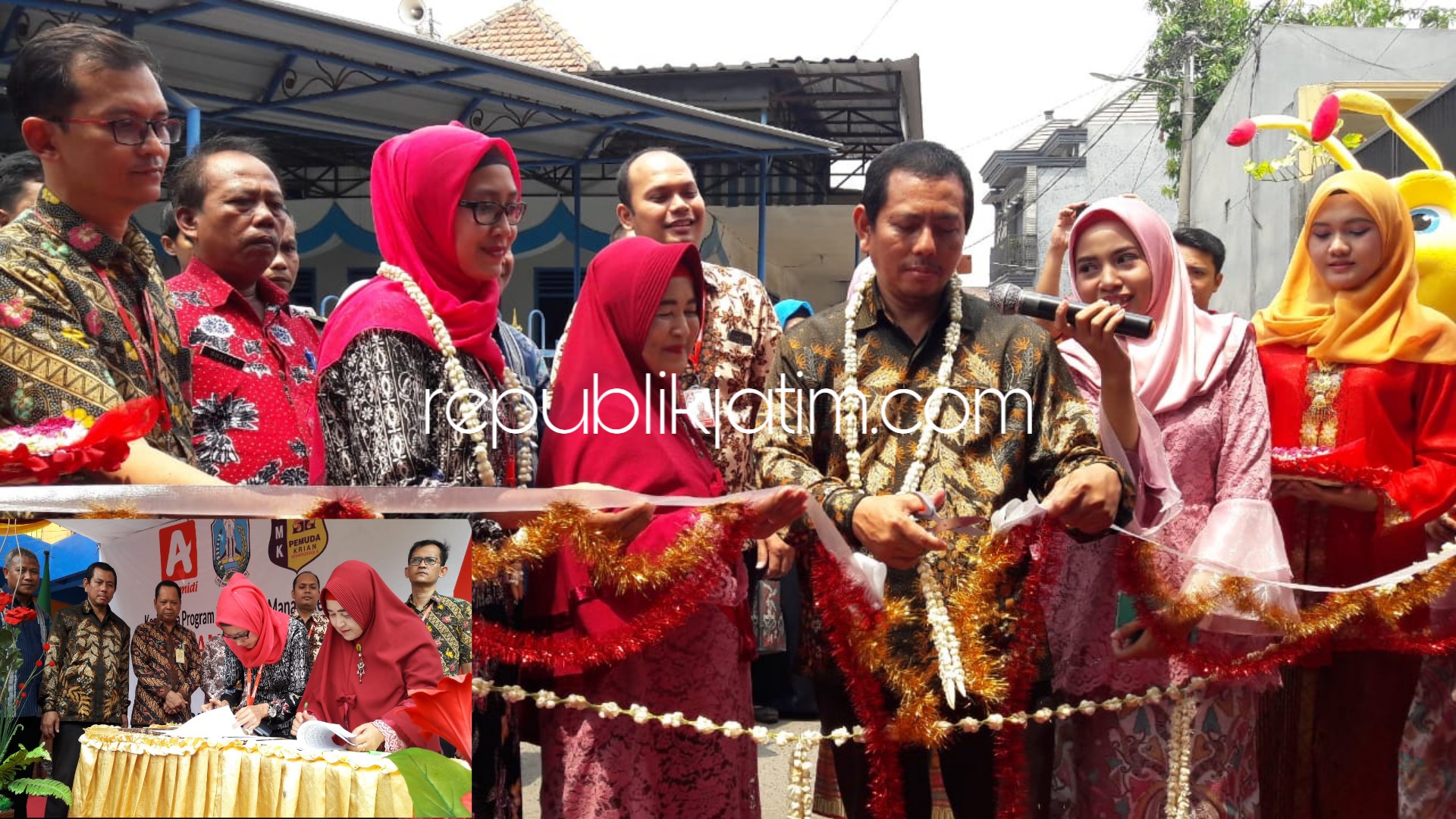 Tingkatkan Mutu Siswa, SMK Pemuda Krian Buka Alfamidi Class Teaching Factory