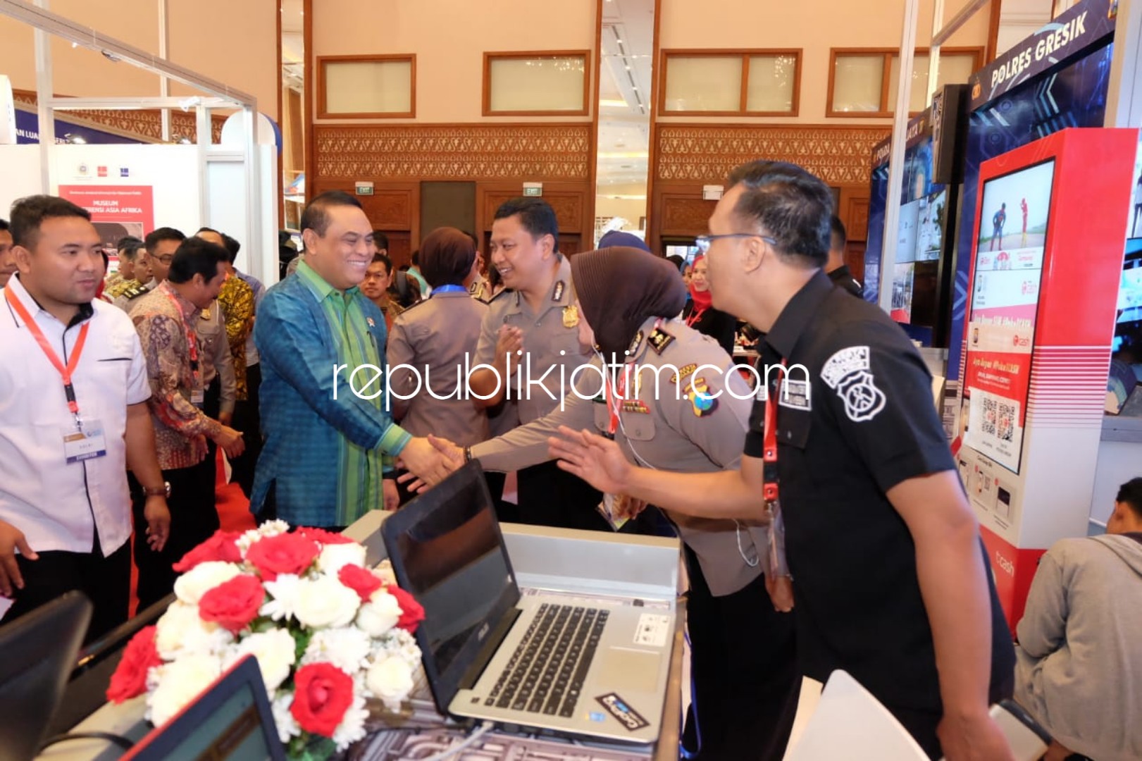 SKCK Online Polresta Sidoarjo Dipamerkan dalam IPS Forum 2018