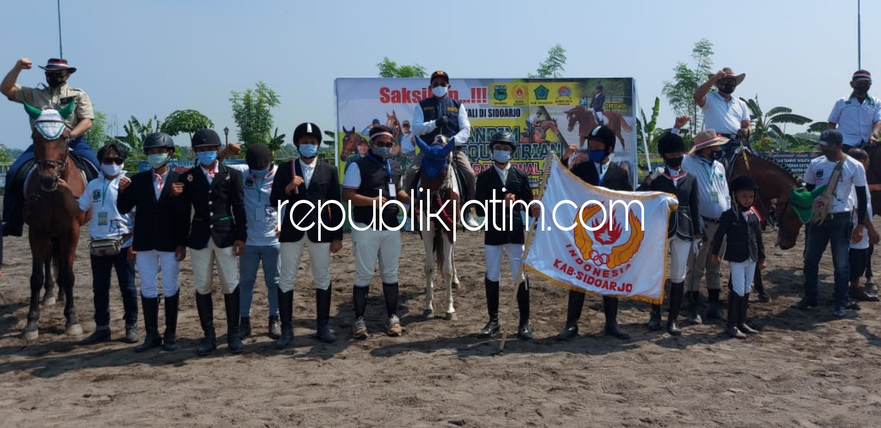 50 Atlet Berkuda Bertanding di Event Dandim Equestrian Yussar Internal Cup 2020