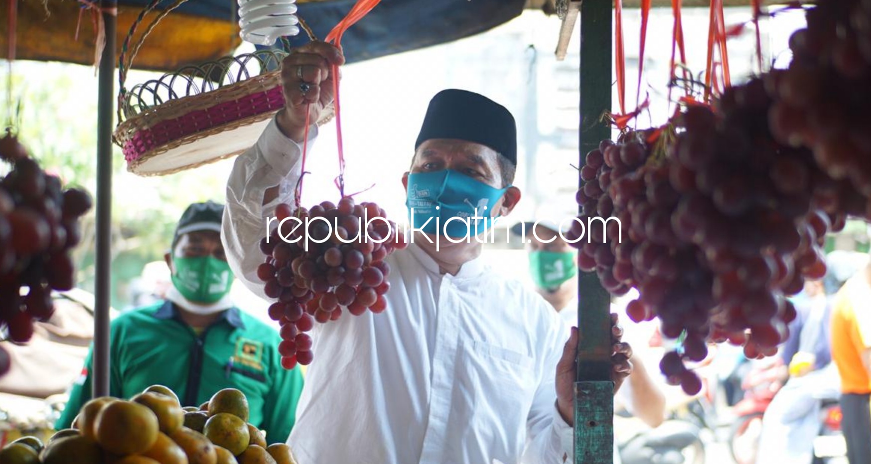 Jamin Kenyamanan Pedagang dan Konsumen, BHS - Taufiq Prioritaskan Perbaiki Irigasi Pasar Agar Tidak Banjir