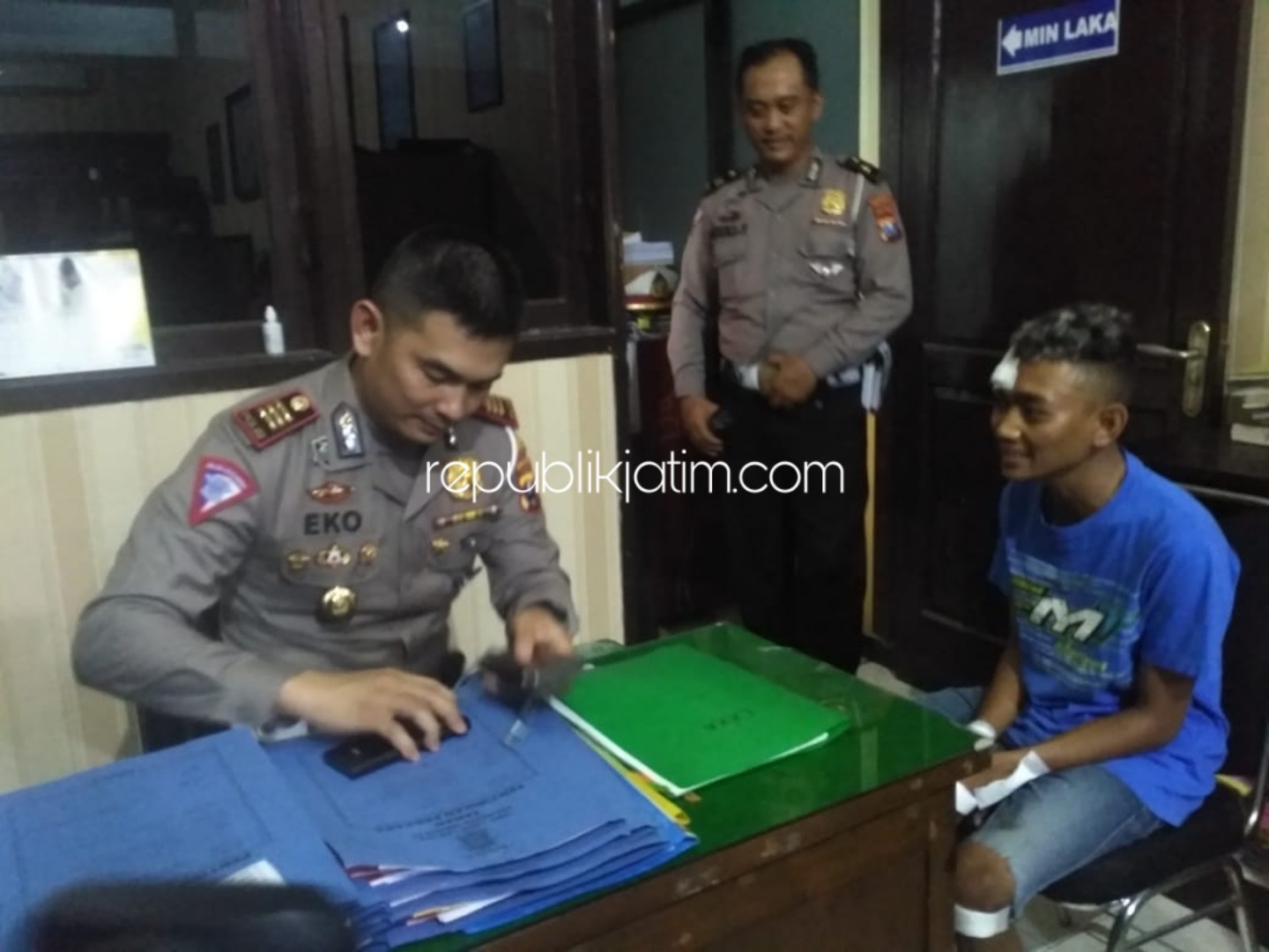 Polisi Tangkap Joki Balap Liar Asal Gempol Yang Tabrak Penonton di Taman