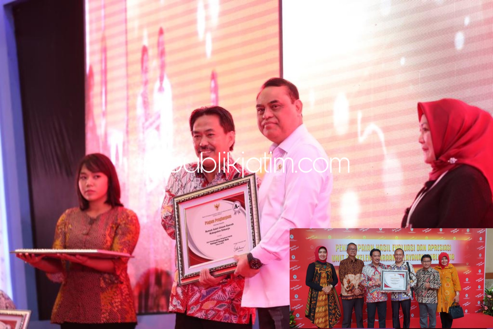 Masuk Kategori Sangat Baik, Pelayanan RSUD Raih Penghargaan Menpan RB