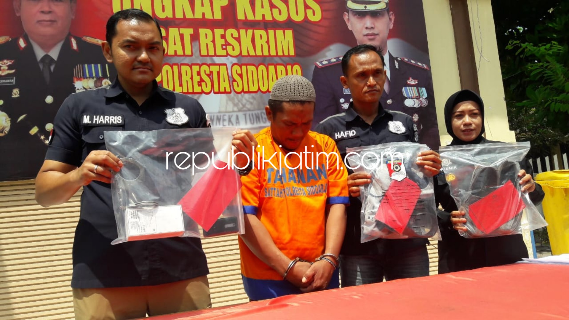 Bawa Borgol Ngaku Polisi, Residivis Gelapkan Avanza Taksi Online