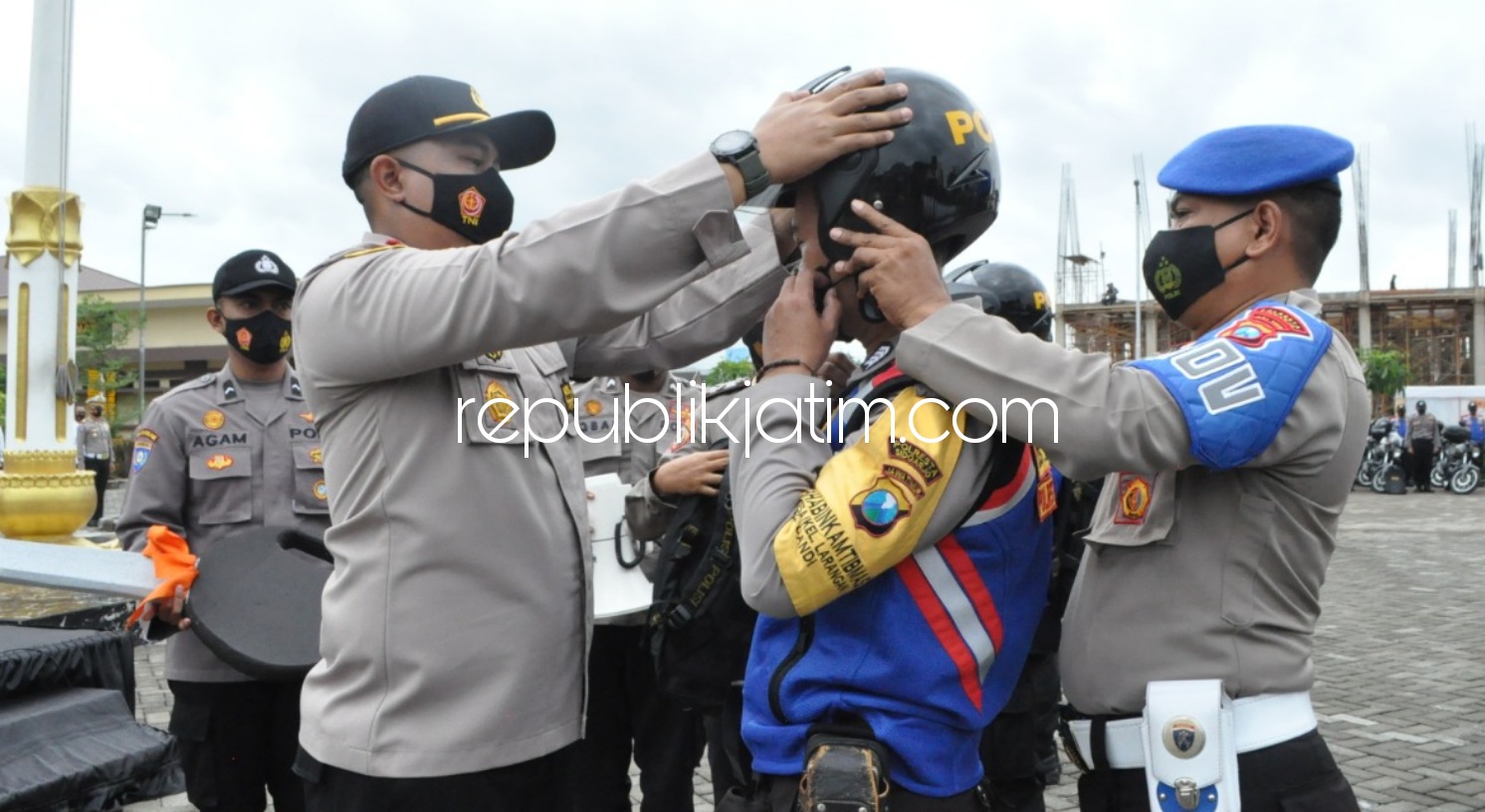 Optimalkan Peran Bhabinkamtibmas, Tekan Penyebaran Covid-19 di Sidoarjo