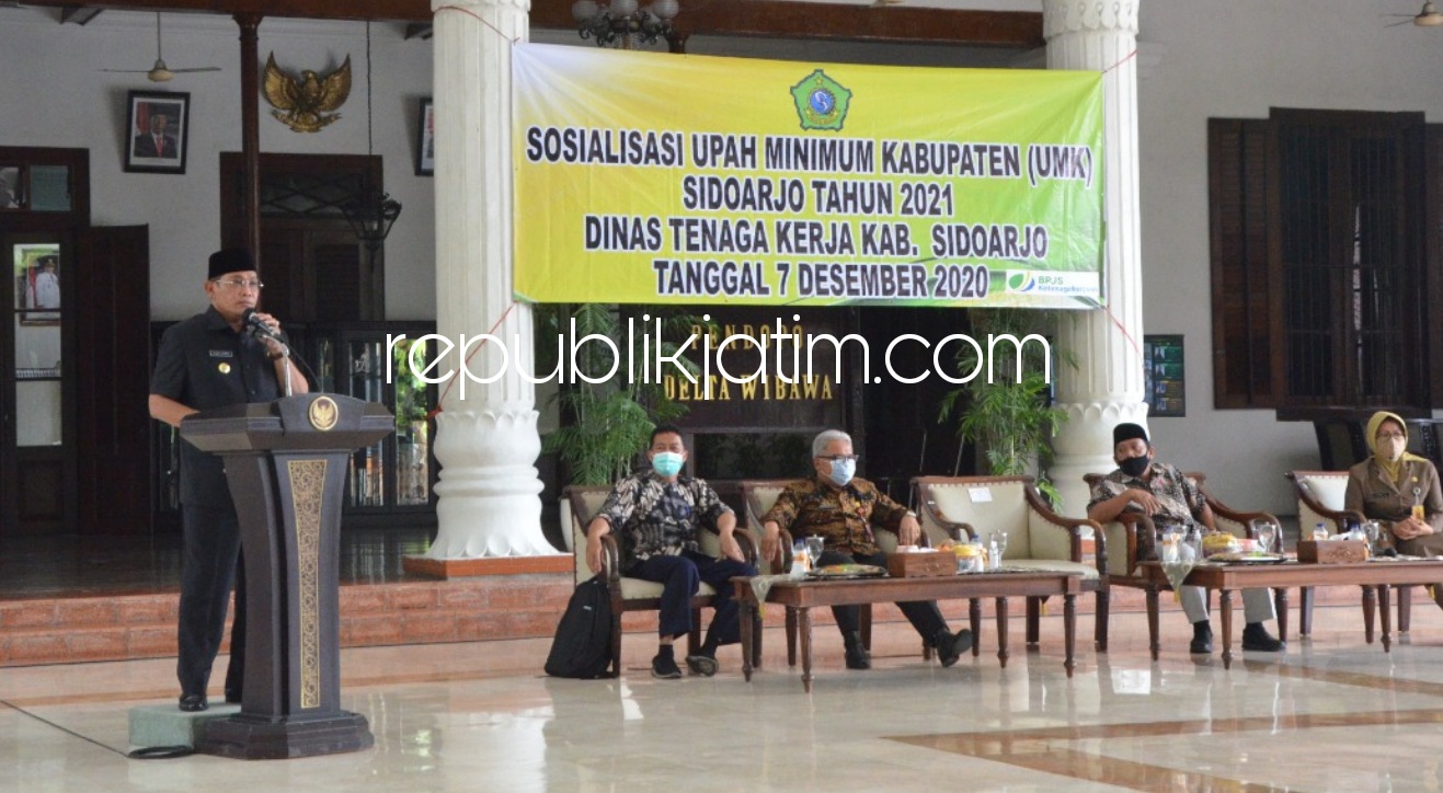 300 Perusahaan Ikut Sosialisasi UMK Sidoarjo Tahun 2021