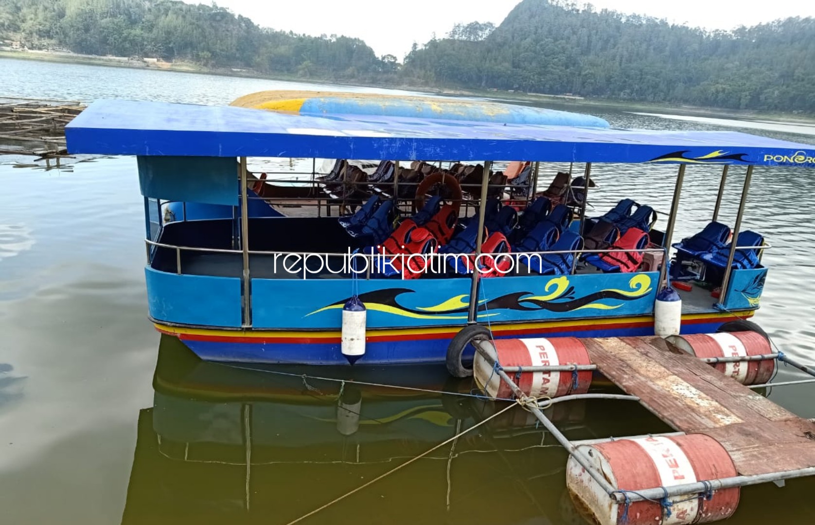 Miris, Perahu Berusia 16 Tahun Masih Dioperasikan Layani Wisatawan Telaga Ngebel