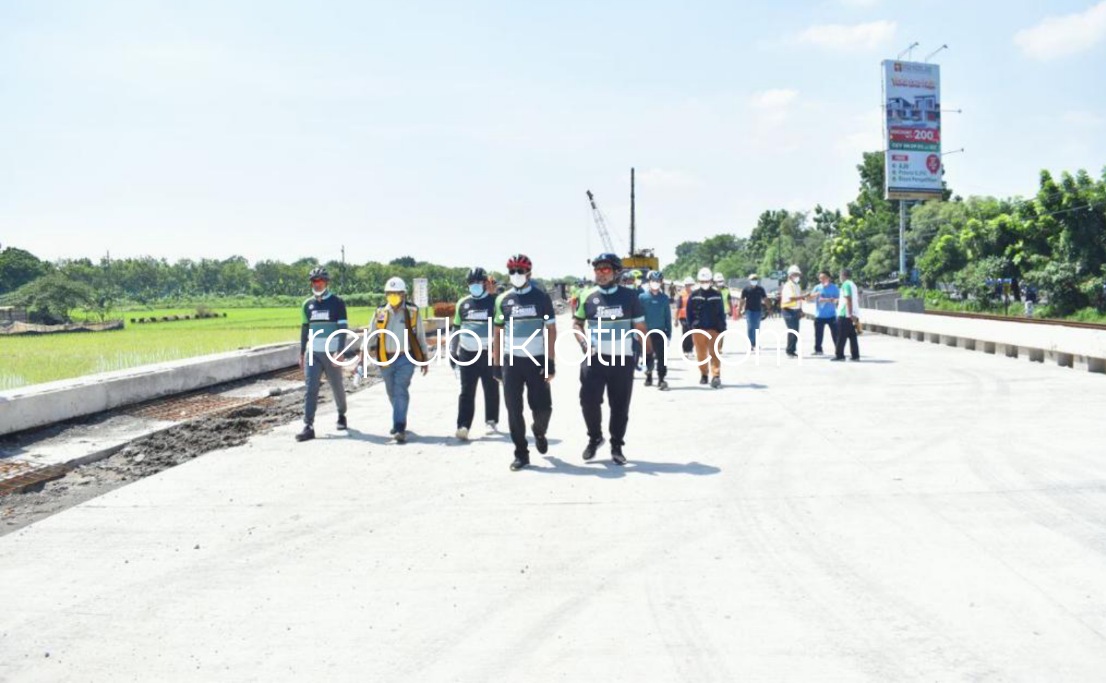 Dikebut, Frontage Road Sidoarjo Segmen 1 Aloha - Pemukiman Warga Gedangan Tuntas Akhir Desember 2021