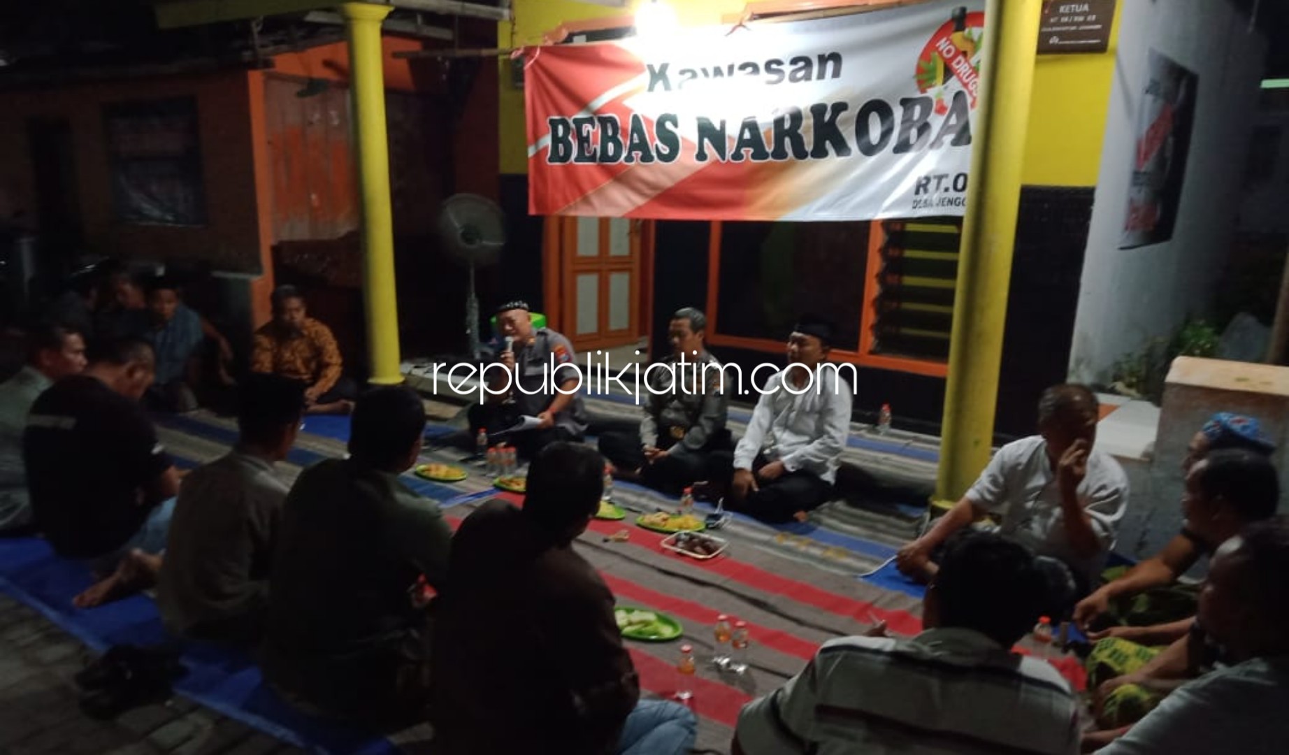 Polsek Krembung Sosialisasikan Bahaya Narkoba, Minta Waspadai Penghuni Rumah Kos