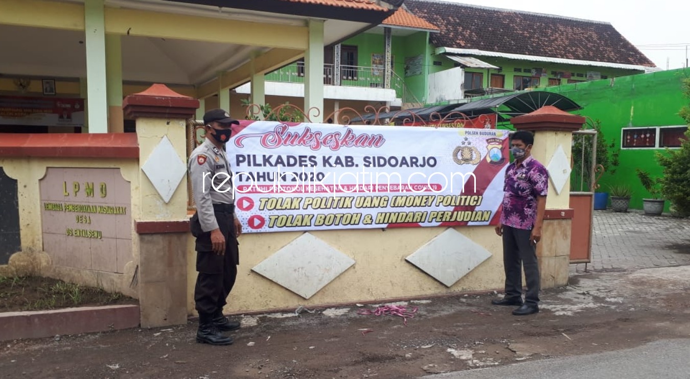 Polresta Sidoarjo Tekankan Enam Poin Suksesnya Pilkades Serentak 2020