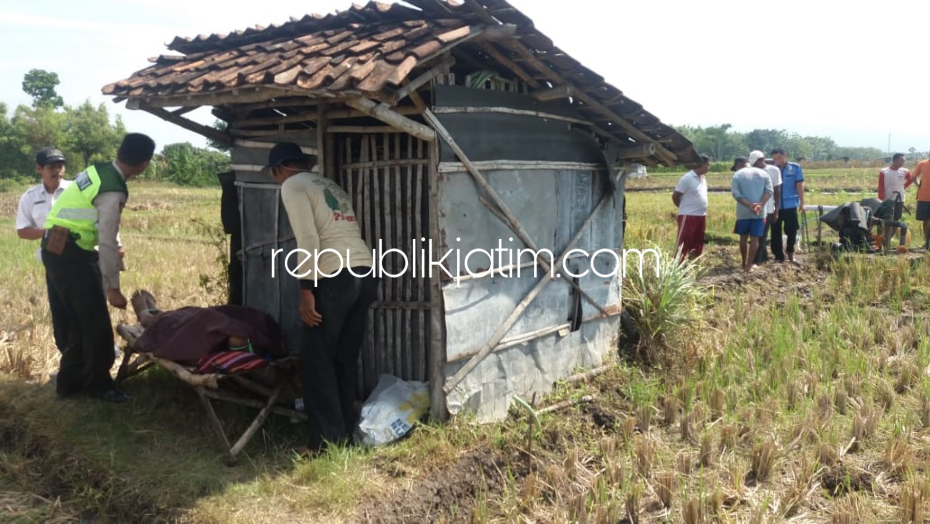 Petani di Ponorogo Tewas Mendadak di Gubuk Sawahnya