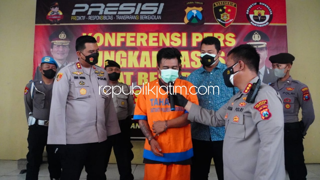 Ngaku Polisi Sidoarjo, Residivis Achmad Purwanto Tipu Korban Hingga Puluhan Juta Rupiah Dijebloskan Tahanan Lesu