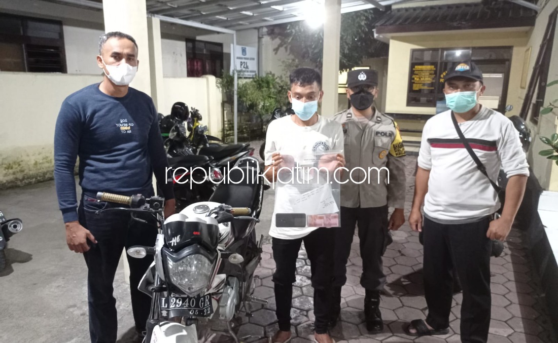 Teman Tidur Pulas, Arek Lamongan Gondol Motor, HP dan Uang Tunai Rp 6 Juta Milik Teman Sendiri