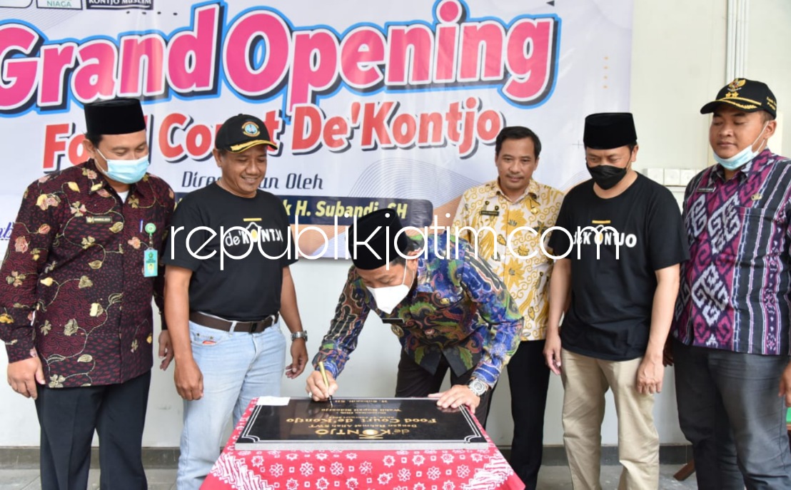 Dukung Pelaku UMKM, Wabup Sidoarjo Resmikan Food Court DeKontjo Puri Surya Jaya Gedangan