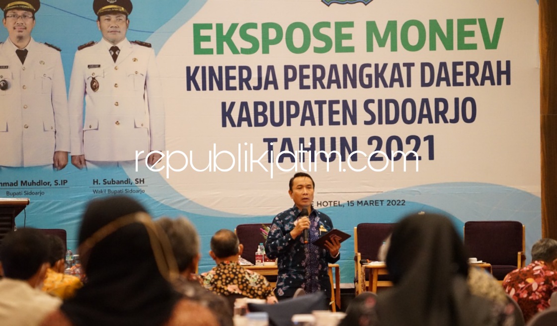 Monev Kinerja Seluruh OPD, Pertumbuhan Ekonomi Sidoarjo Tahun 2021 Reborn