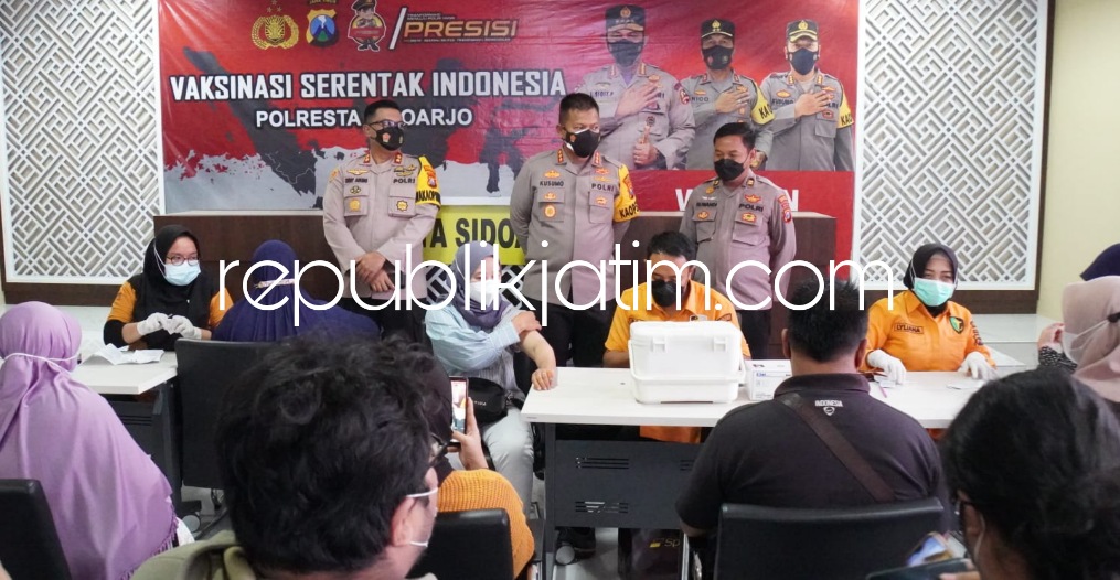 Vaksin Booster Jadi Syarat Mudik, Polresta Sidoarjo Siapkan Berbagai Langkah