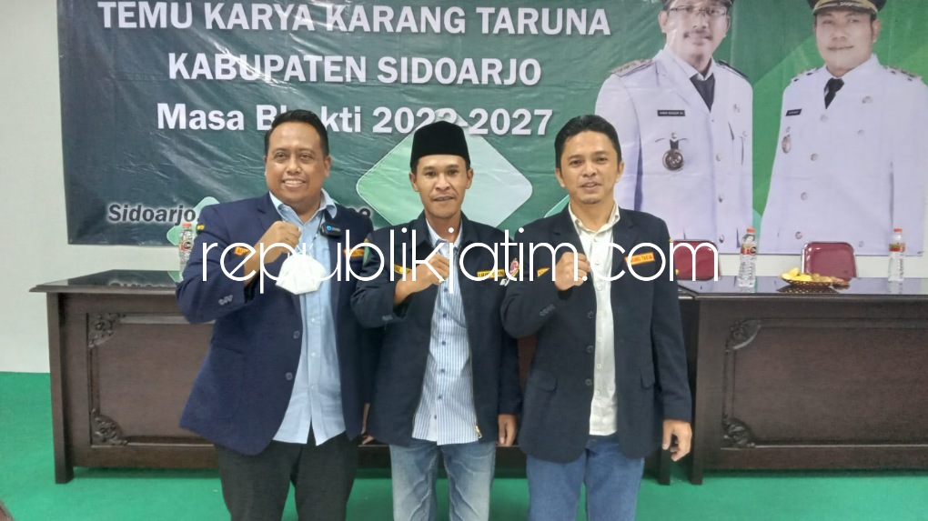 Dihadiri Ketua Kartar Jatim, Abdul Mughis Terpilih Sebagai Ketua Karang Taruna Sidoarjo 2022 - 2027